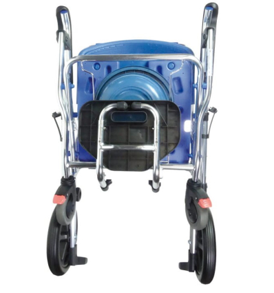 Chaise de douche percée mobile et pliante Minorque