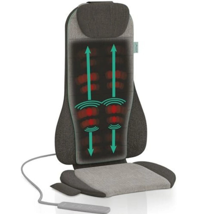 Siège massant shiatsu chauffant Zen Olympus pour dos et cervicales