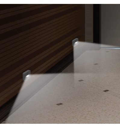 Chemin lumineux connecté avec 2 veilleuses interactives