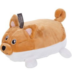 Coussin chauffant en forme d'animal à chauffer au micro-ondes renard