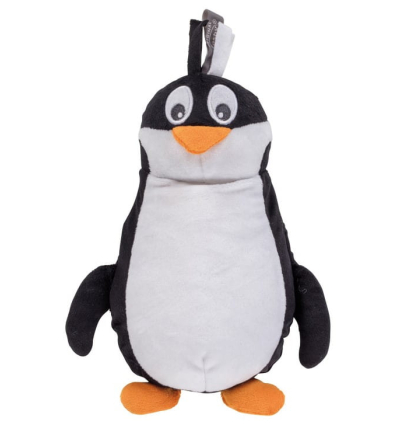 Coussin chauffant en forme d'animal à chauffer au micro-ondes pingouin
