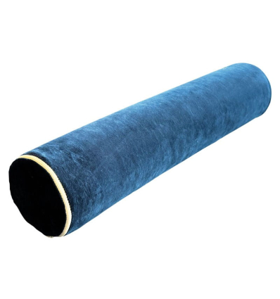 Coussin cylindrique de positionnement en velours