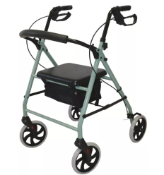 Déambulateur 4 roues léger et pliable TA 4004 vert HMS Vilgo