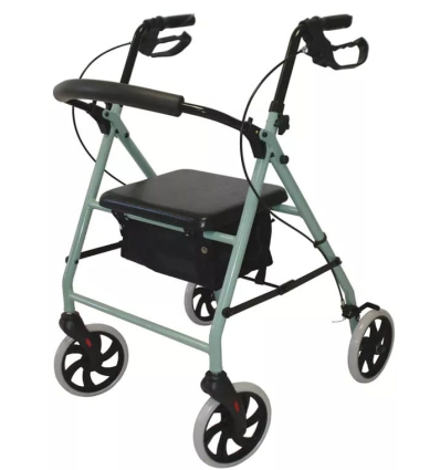 Déambulateur 4 roues léger et pliable TA 4004 vert HMS Vilgo