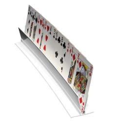 Support ergonomique incurvé pour cartes à jouer