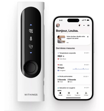 Appareil de santé connecté 4 en 1 BeamO Withings