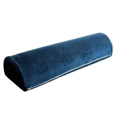 Coussin de positionnement demi-cylindrique en velours