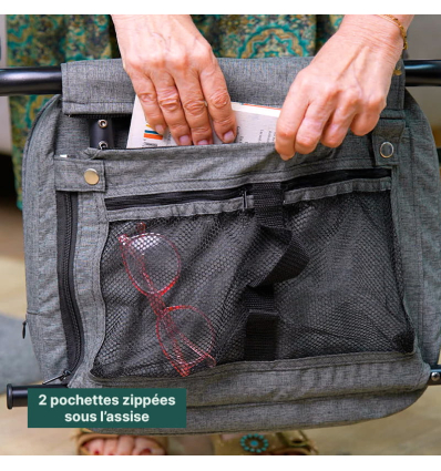 Déambulateur pliable 2 roues Modulo