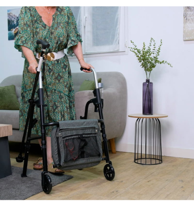 Déambulateur pliable 2 roues Modulo personne âgée
