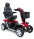 Scooter électrique 4 roues pour senior et PMR Victory XL 140 rouge