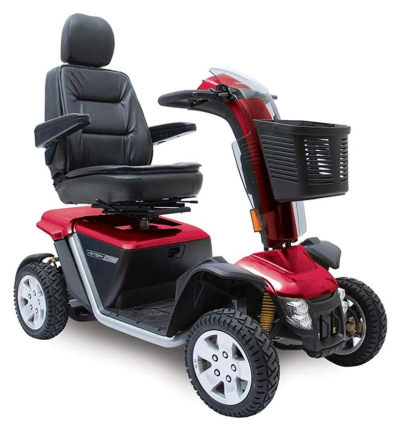 Scooter électrique 4 roues pour senior et PMR Victory XL 140 rouge