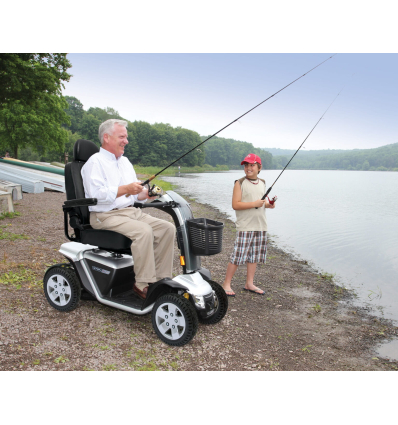 Scooter électrique 4 roues pour senior et PMR Victory XL 140 gris
