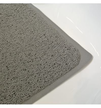 Tapis antidérapant de douche Antigua gris