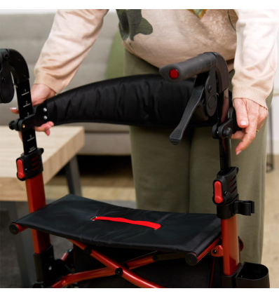 Dossier du déambulateur 4 roues léger et pliable avec siège Neo Fold