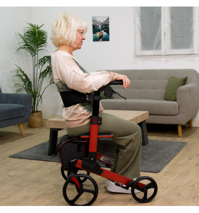 Déambulateur 4 roues léger et pliable avec siège Neo Fold pour personne âgée