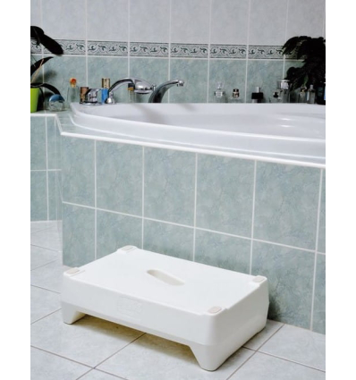 Marche pied inversable pour baignoire