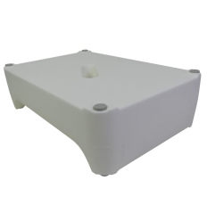 Marche pied inversable pour baignoire blanc