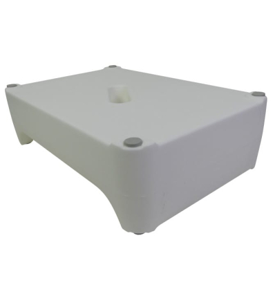 Marche pied inversable pour baignoire blanc