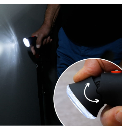 Canne de marche pliable avec éclairage LED