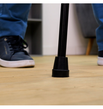 Canne de marche pliable avec éclairage LED avec embout antidérapant