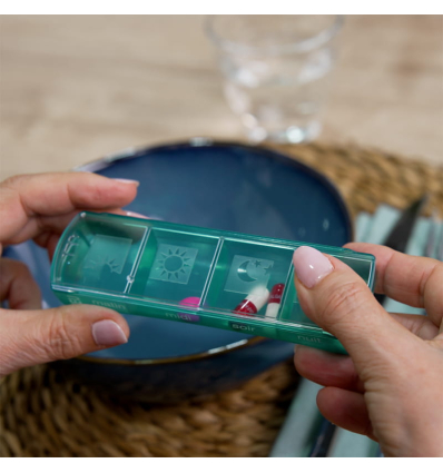 Pilulier semainier géant et boîte à médicaments 7.4 Pilbox