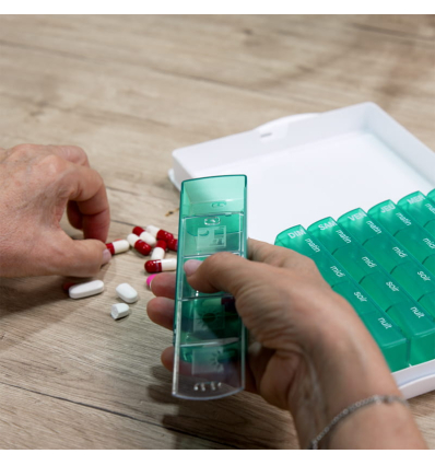 Pilulier semainier géant et boîte à médicaments 7.4 Pilbox