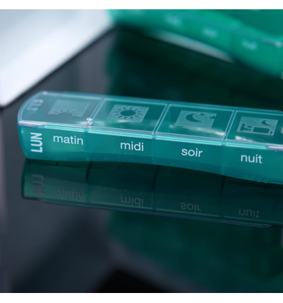Pilulier semainier géant et boîte à médicaments 7.4 Pilbox