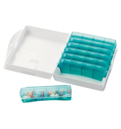 Pilulier semainier géant et boîte à médicaments 7.4 Pilbox