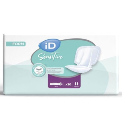 Protection anatomique pour incontinence iD Sensitive Form Maxi