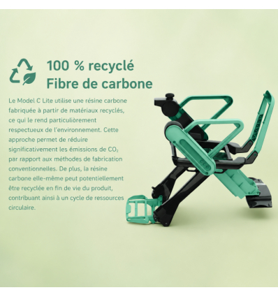 Fauteuil roulant électrique pliant en carbone Whill Model C Lite 100% recyclé