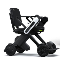 Fauteuil roulant électrique pliant en carbone Whill Model C Lite blanc