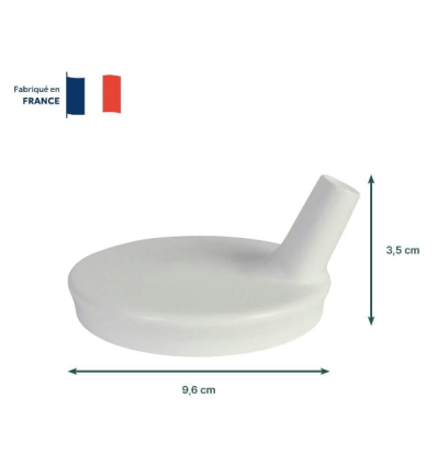 Dimensions du couvercle pour tasse ergonomique Ergo