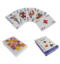 Jeu de 54 cartes à gros caractères Optic