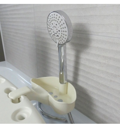Le porte douchette du fauteuil d'accès au bain coulissant Slide