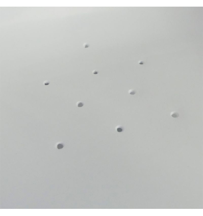 Siège de baignoire pivotant avec accoudoirs relevables Stromboli avec assise perforée