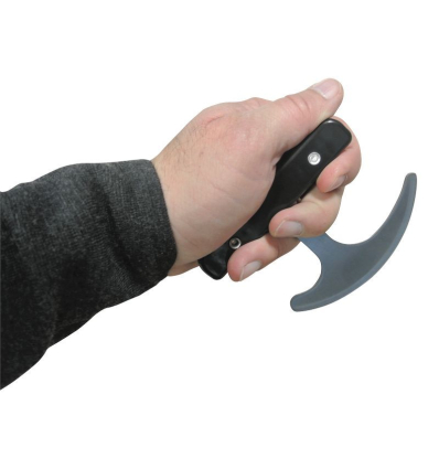 Couteau ergonomique handicap à lame basculante