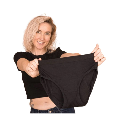 Culotte menstruelle absorbante MARIE Comfy Slip noire