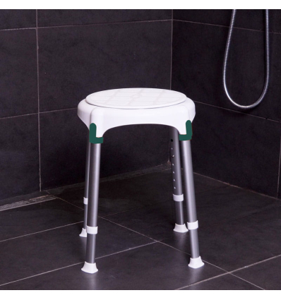 Tabouret de douche rotatif Capri salle de bain