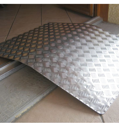 Rampe de seuil en aluminium porte et baie vitrée pour fauteuil roulant