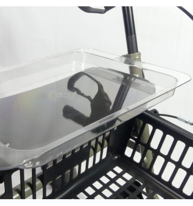 Déambulateur 4 roues léger et pliable Primo avec panier et plateau