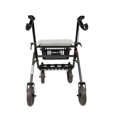 Déambulateur 4 roues léger et pliable Primo avec panier et plateau