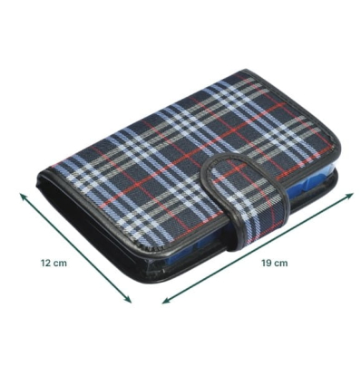 Dimensions du pilulier semainier avec pochette de transport Ergo