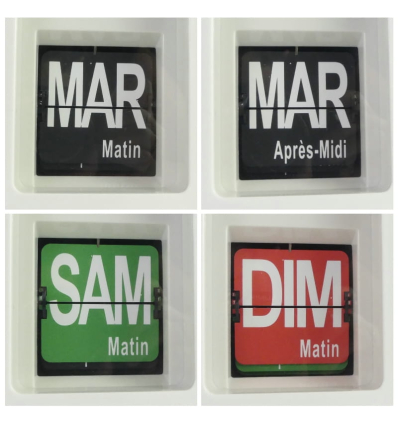 Horloge calendrier analogique Classic 2