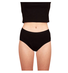 Culotte menstruelle lavable pour adolescente MARIE Comfy Slip noire