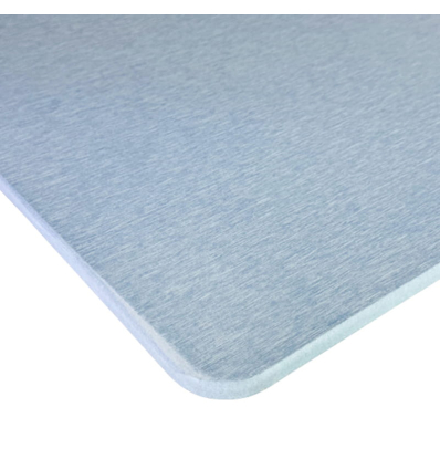 Tapis de bain en diatomite absorbant bleu clair