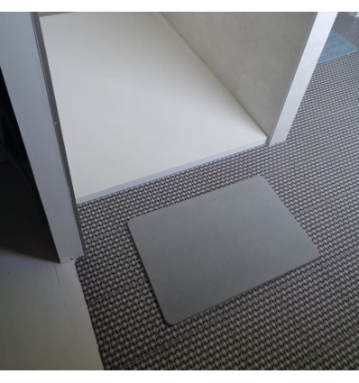 Tapis de bain en diatomite absorbant devant la douche