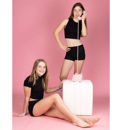 Boxer menstruel lavable de nuit pour adolescente LUNA Moi et MARIE