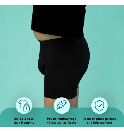 Boxer pour l’incontinence Vincent Wohla – Très forte capacité d’absorption