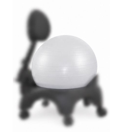 Ballon Pilates gris our chaise ergonomique Tonic Chair Confort