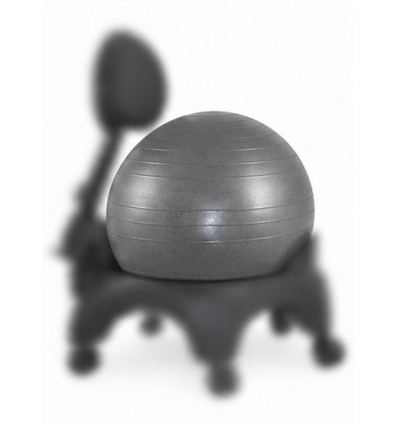 Ballon Pilates noir pour chaise ergonomique Tonic Chair Confort
